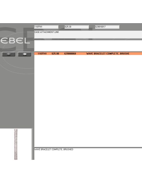 Ebel Wave maillon de bout - End-links - 1187F41 / 625.30