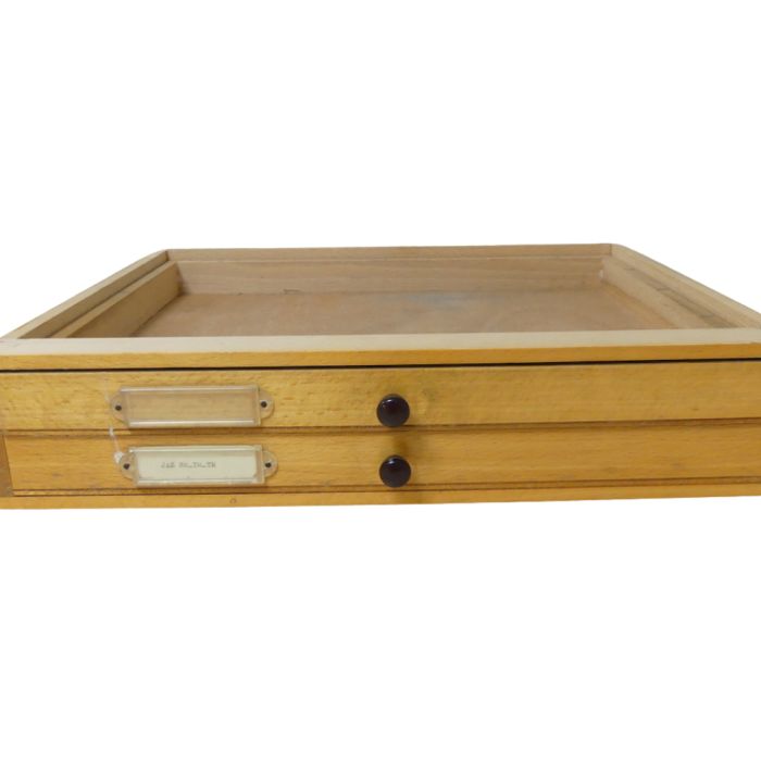 Bergeon / Robur Bloc en bois 2 tiroirs - Wood drawer
