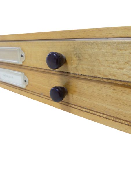 Bergeon / Robur Bloc en bois 2 tiroirs - Wood drawer