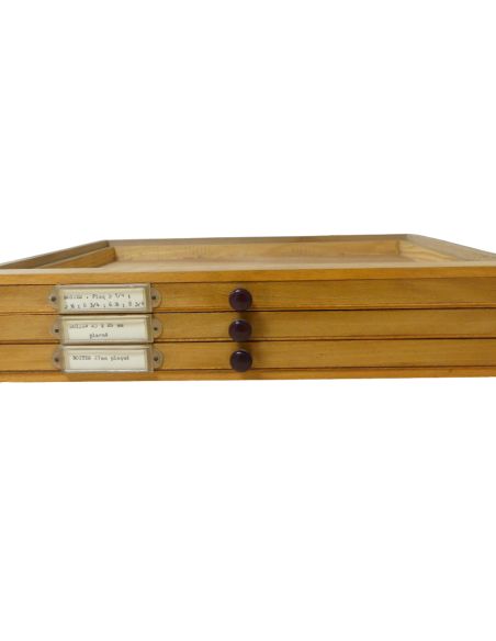 Bergeon / Robur Bloc en bois 3 tiroirs - Wood drawer