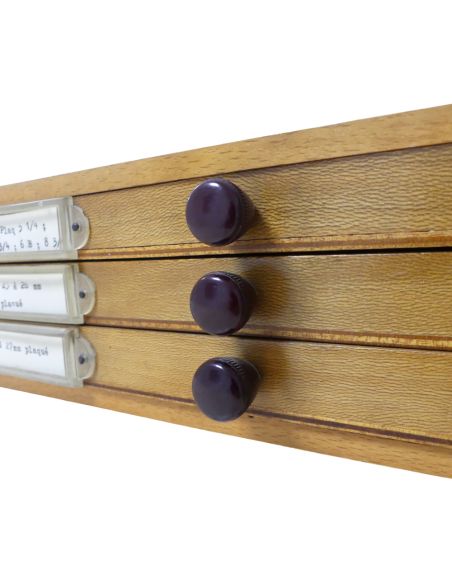 Bergeon / Robur Bloc en bois 3 tiroirs - Wood drawer