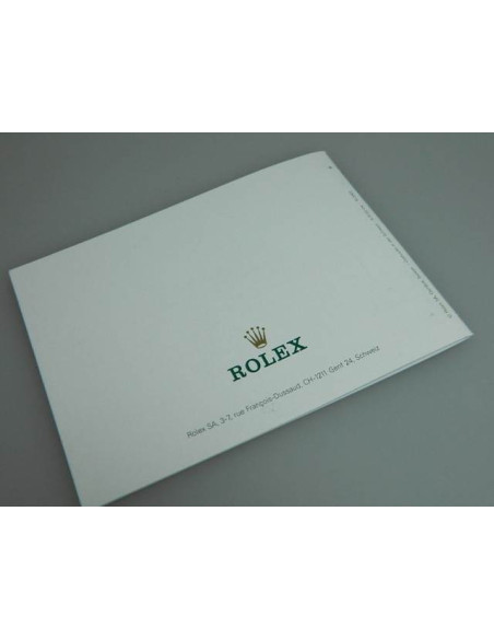 livret Rolex oyster - Allemand - 2002