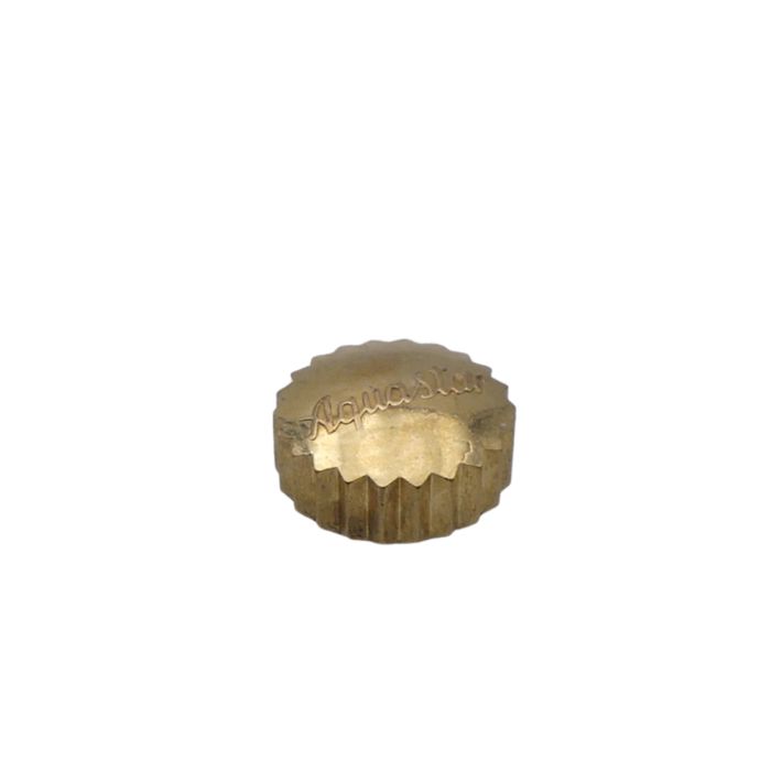 Aquastar Couronne vintage dorée - Golden crown - 6mm