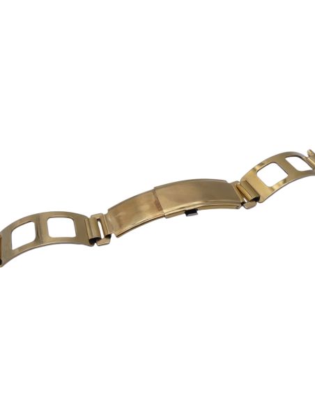 Expandro bracelet plaqué or - gold plated strap - 18mm