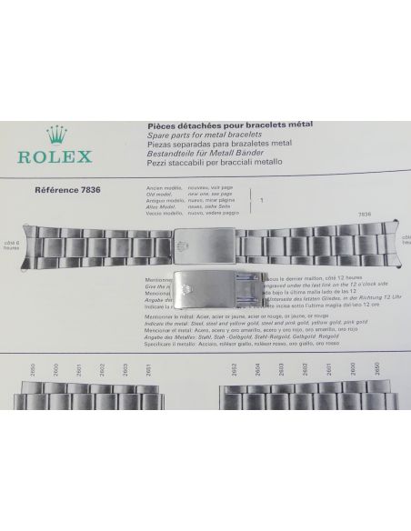 Rolex 7836 Fermoir - Clasp 