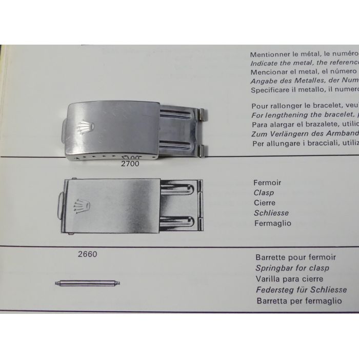 Rolex 7836 Fermoir - Clasp 