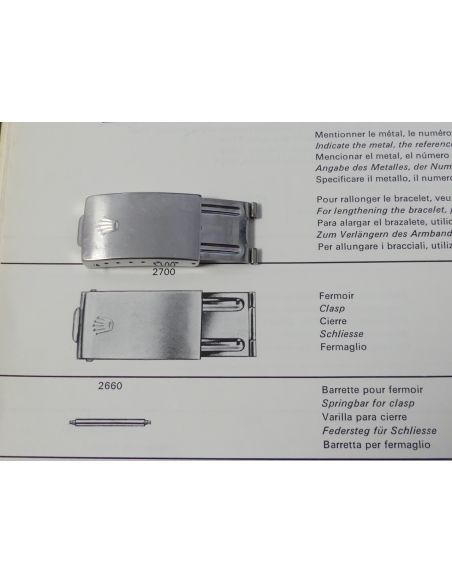 Rolex 7836 Fermoir - Clasp 