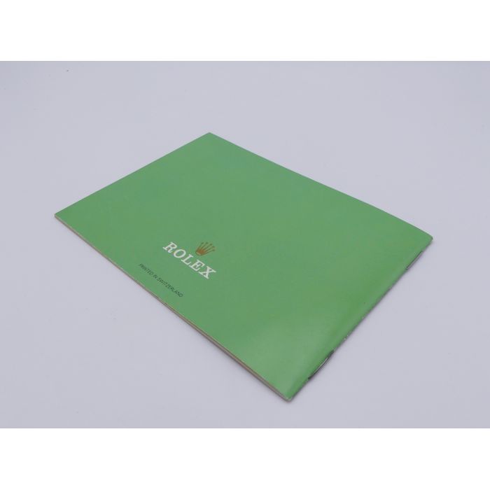 copy ofRolex Explorer Booklet - 1995