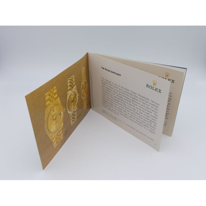 copy ofRolex Explorer Booklet - 1995