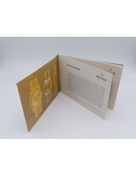 copy ofRolex Explorer Booklet - 1995