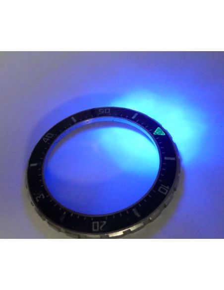 Aquastar Benthos 500 Lunette bleue - Blue bezel - Ref: 1002