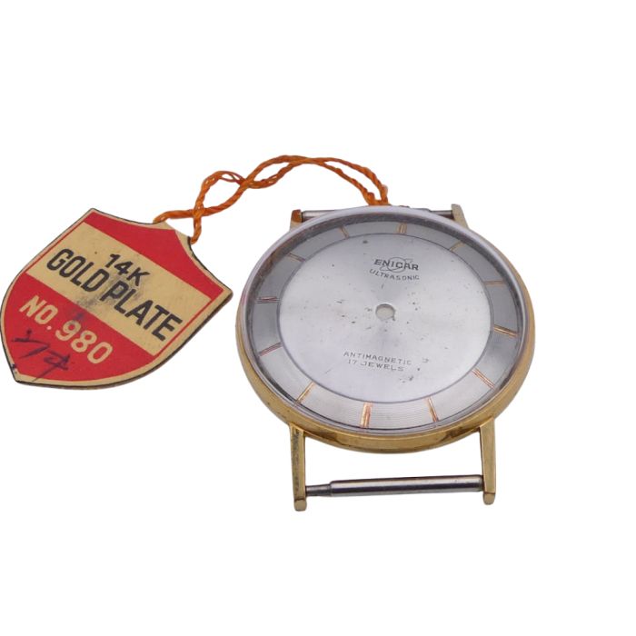 copy ofEnicar Ultrasonic 980 boîtier plaqué + cadran - Case & Dial