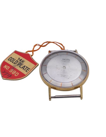 copy ofEnicar Ultrasonic 980 boîtier plaqué + cadran - Case & Dial