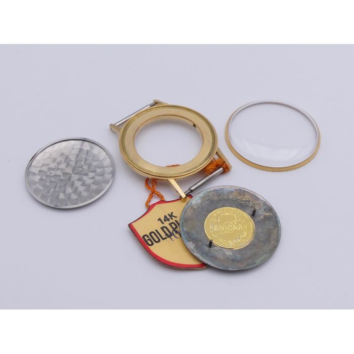 copy ofEnicar Ultrasonic 980 boîtier plaqué + cadran - Case & Dial