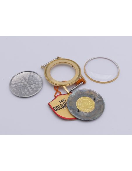 copy ofEnicar Ultrasonic 980 boîtier plaqué + cadran - Case & Dial