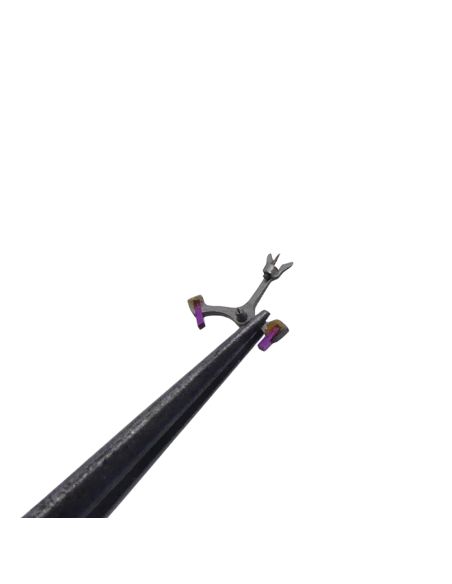 HP 104 - 710 Ancre montée (à l'unité) - Jewelled pallet fork and staff (per unit)