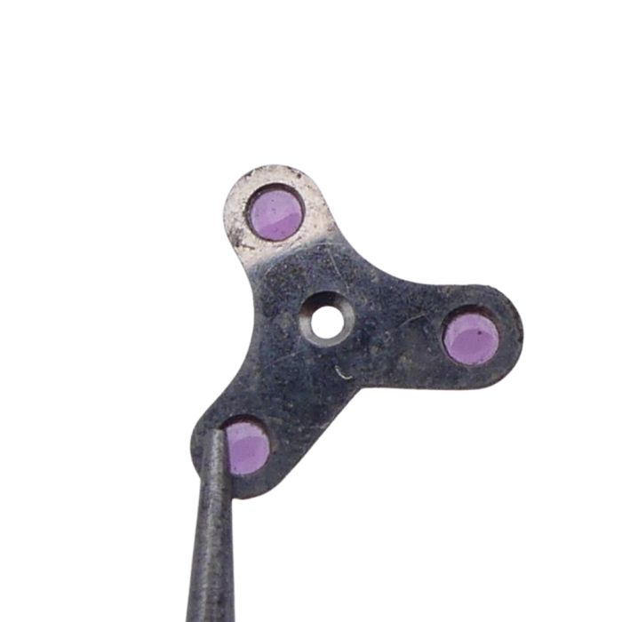 HP 127 - 330 Plaque de contre-pivot empierrée pour balancier (à l'unité) - Lower cap jewel with end-piece for balance (per unit)