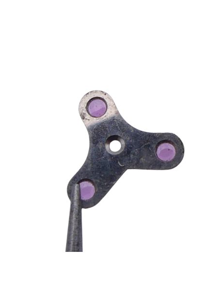 HP 127 - 330 Plaque de contre-pivot empierrée pour balancier (à l'unité) - Lower cap jewel with end-piece for balance (per unit)