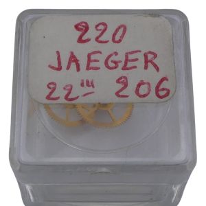 Jaeger LeCoultre 206 - 220 Roue de seconde court pivot (à l'unité) - Fourth wheel and pinion without second hand bit (per unit)