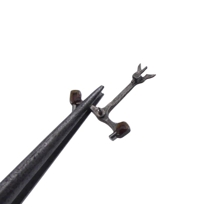 Junghans 68 - 710 Ancre montée (à l'unité) - Jewelled pallet fork and staff (per unit)