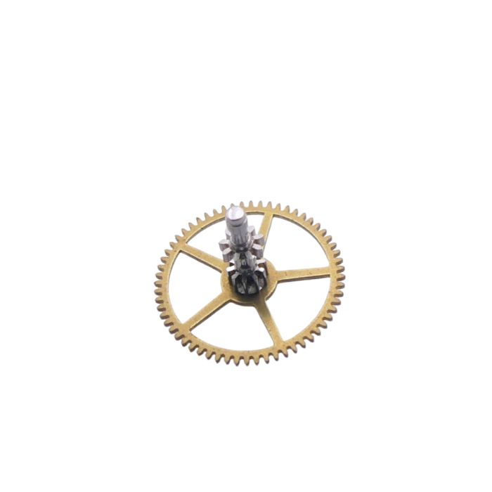 Junghans 73 - 200 Roue de centre avec chaussée (roue de minute) (à l'unité) - Center wheel and pinion with cannon pinion (per un