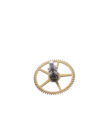 Junghans 73 - 200 Roue de centre avec chaussée (roue de minute) (à l'unité) - Center wheel and pinion with cannon pinion (per un