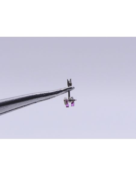 Junghans 73 - 710 Ancre montée (à l'unité) - Jewelled pallet fork and staff (per unit)