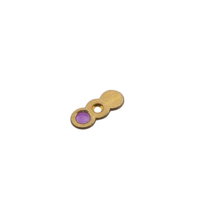 Jaeger LeCoultre 408 - 330 Plaque de contre-pivot empierrée pour balancier (à l'unité) - Lower cap jewel with end-piece for bala