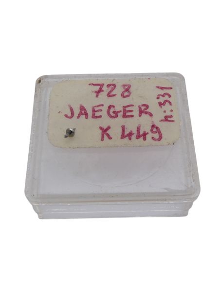 Jaeger LeCoultre 449 - 723 Axe de balancier (à l'unité) - Balancer staff pivoted (per unit)