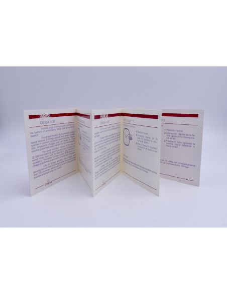 copy ofOmega Quartz Cal 1380 Livret - Booklet 