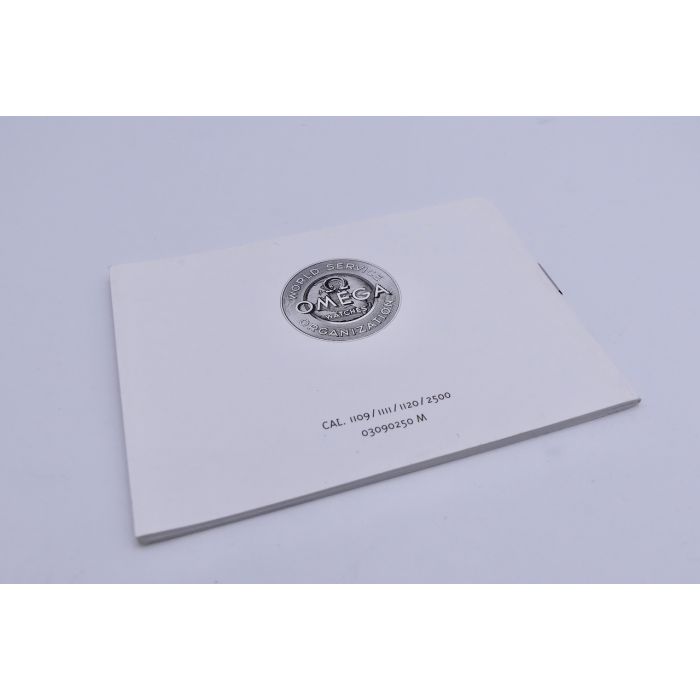 copy ofOmega Quartz Cal 1455 Livret - Booklet 