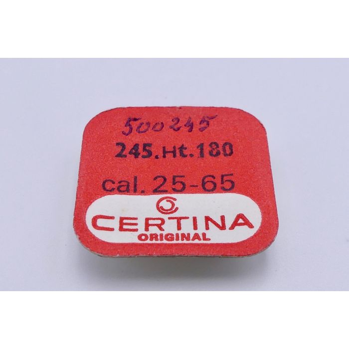 Certina 25-65 - 245 Chaussée lanternée pour seconde au centre - Cannon pinion for sweep second - Ht:180