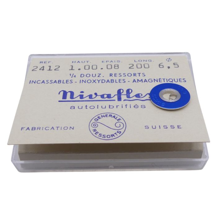 Jaeger LeCoultre 2412 - 770 Ressort de barillet (à l'unité) - Mainspring (per unit)