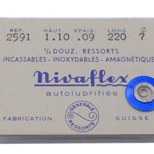 Alpina 711 - 770 Ressort de barillet (à l'unité) - Mainspring (per unit)