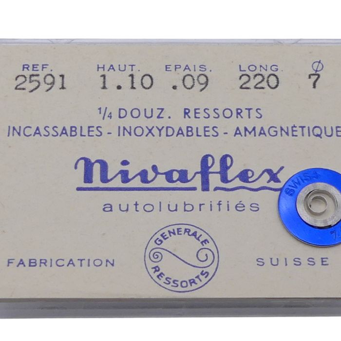 Alpina 711 - 770 Ressort de barillet (à l'unité) - Mainspring (per unit)