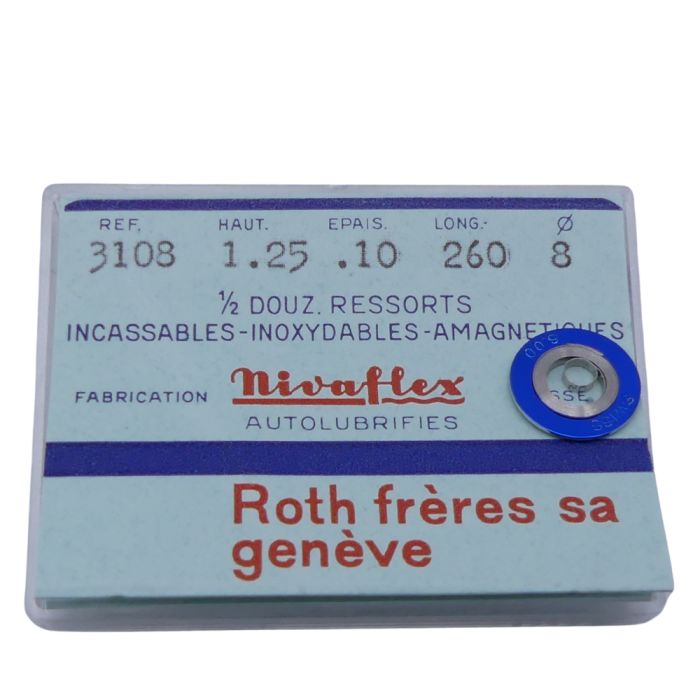 Universal 259 - 770 Ressort de barillet (à l'unité) - Mainspring (per unit)