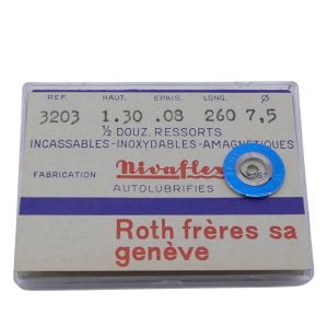 Rolex F - 770 Ressort de barillet (à l'unité) - Mainspring (per unit)