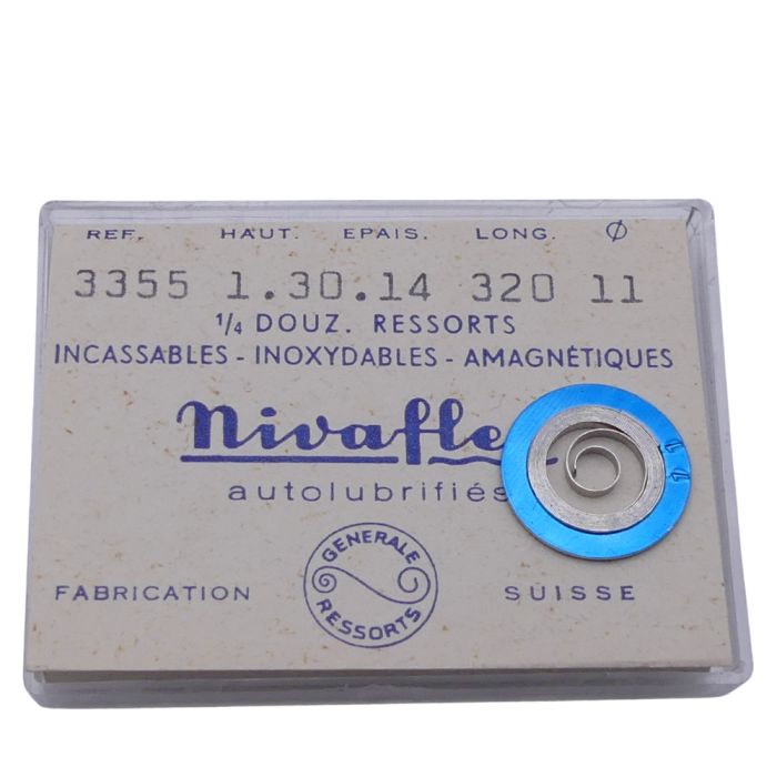 Minerva 46368 - 770 Ressort de barillet (à l'unité) - Mainspring (per unit)