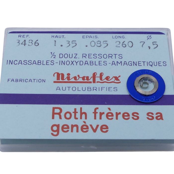 Universal 138 - 770 Ressort de barillet (à l'unité) - Mainspring (per unit)