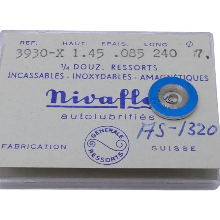 Tudor 1301 - 770 Ressort de barillet (à l'unité) - Mainspring (per unit)