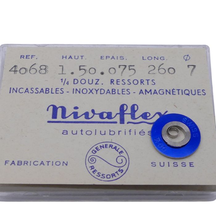 Bulova 6 AN - 770 Ressort de barillet (à l'unité) - Mainspring (per unit)