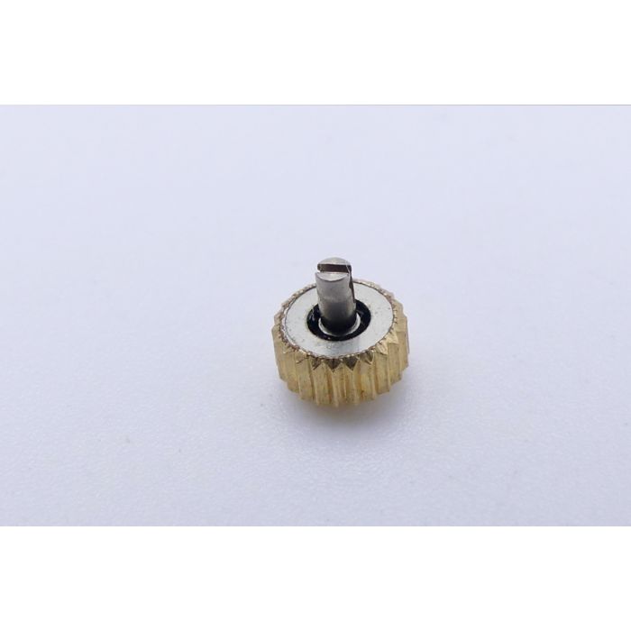 IWC Fish couronne dorée - crown - boîtier monobloc