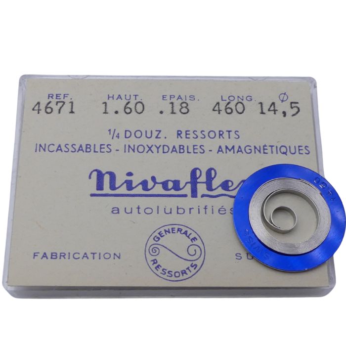 Unitas 411 - 770 Ressort de barillet (à l'unité) - Mainspring (per unit)