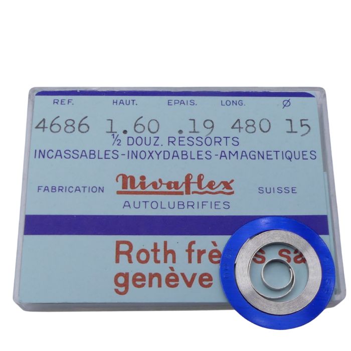 Gruen 730 - 770 Ressort de barillet (à l'unité) - Mainspring (per unit)