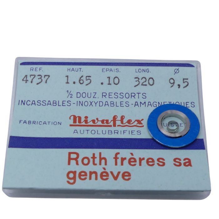 Cortebert 694 - 770 Ressort de barillet (à l'unité) - Mainspring (per unit)