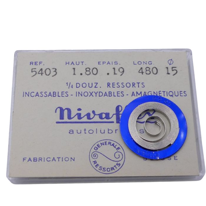 Recta A2 - 770 Ressort de barillet (à l'unité) - Mainspring (per unit)