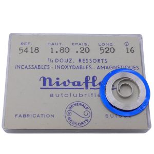Eterna 431 - 770 Ressort de barillet (à l'unité) - Mainspring (per unit)