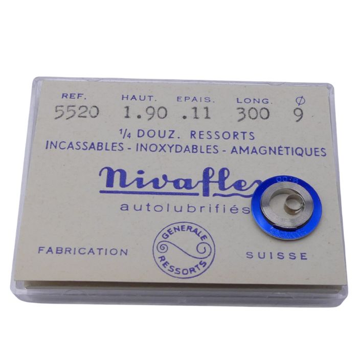 Alpina 635 - 770 Ressort de barillet (à l'unité) - Mainspring (per unit)