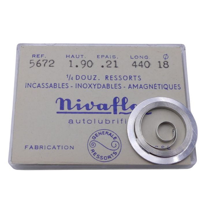 Eterna 36 - 770 Ressort de barillet (à l'unité) - Mainspring (per unit)