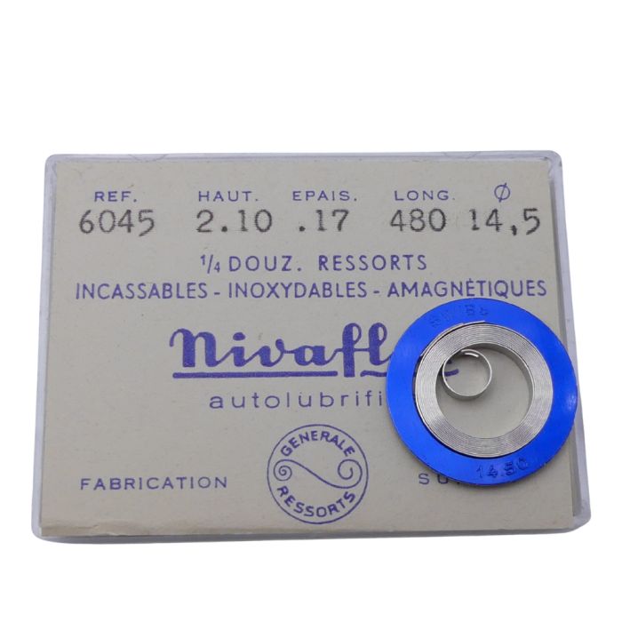 Montilier 64 - 770 Ressort de barillet (à l'unité) - Mainspring (per unit)